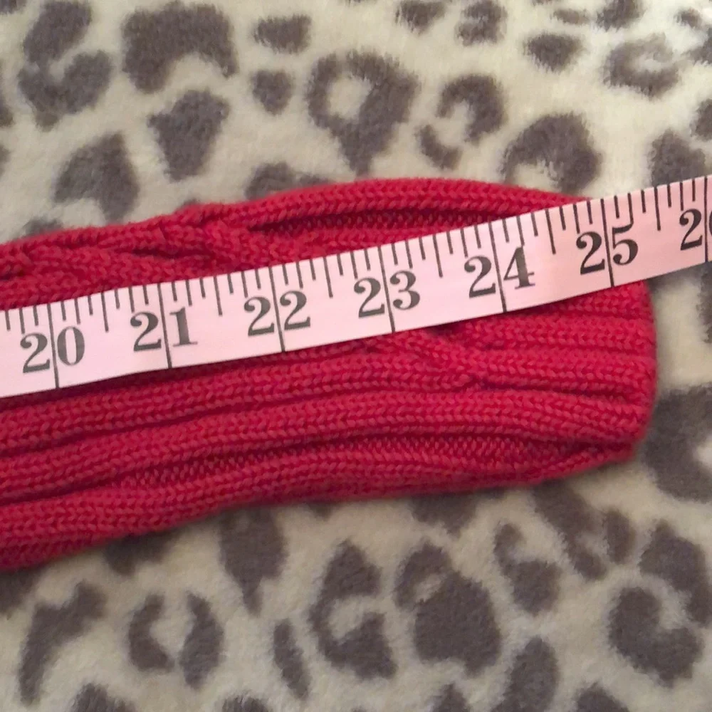 Ann Taylor Red Cable Knit Ribbed Sweater Small - Picture 10 of 12
